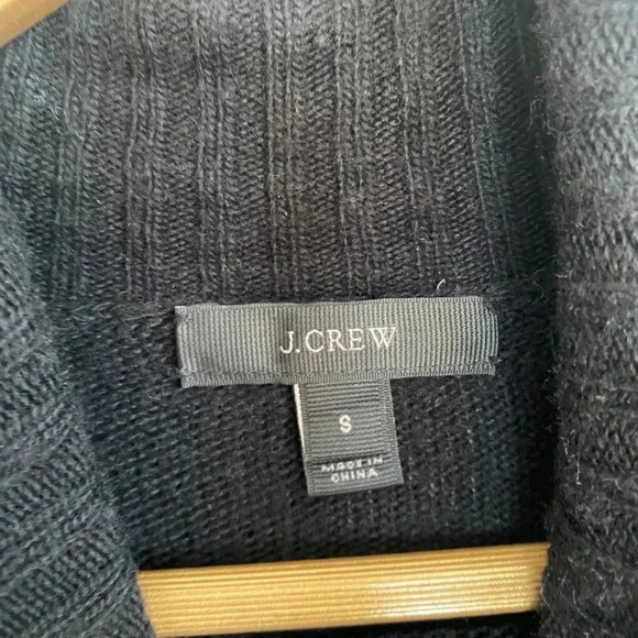 J. Crew Black Wool Blend Turtleneck Sweater - Picture 5 of 8